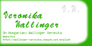 veronika wallinger business card